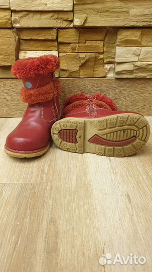 Детские зимние ботинки 25р на меху