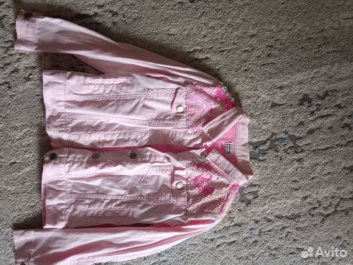 Джинсовая куртка для девочки