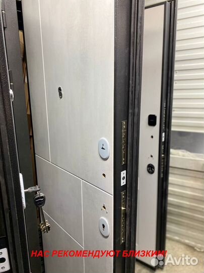 Тяжелая дверь металлическая с установкой