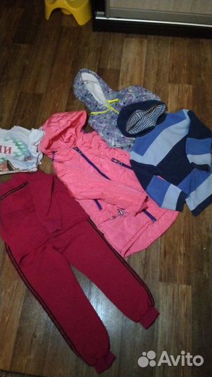 Вещи пакетом для девочки 122