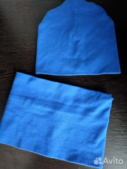 Комплект шапка и снуд для мальчика