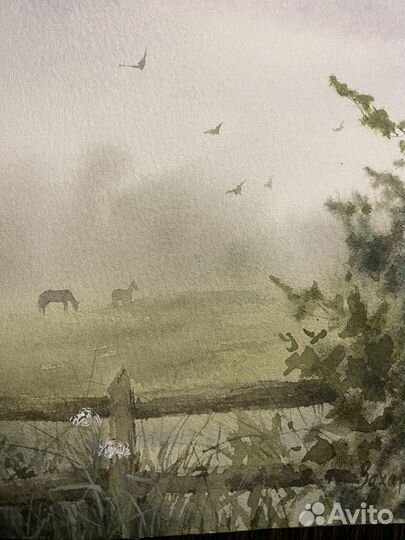 Акварельная работа