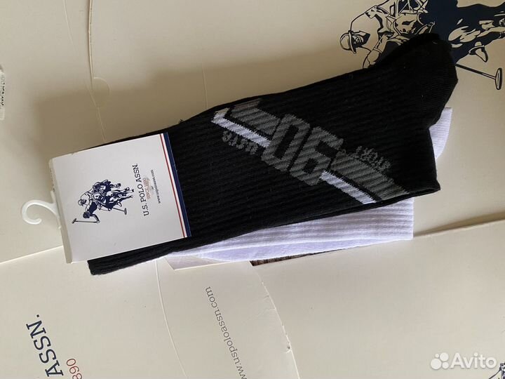 Носки мужские высокие us polo assn