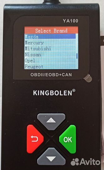 Диагностический сканер OBD2 YA100