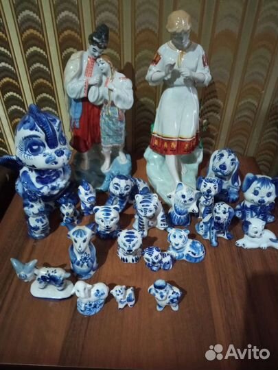 Статуэтки СССР Гадание на ромашке, Майская ночь