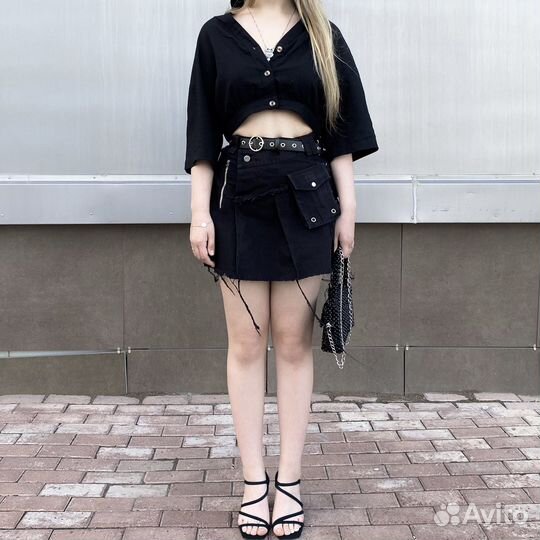 Джинсовая юбка