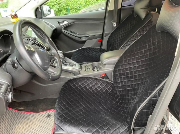 Накидки на сиденья с бортами велюр