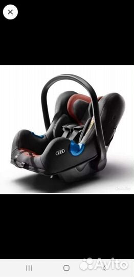 Оригинальное детское автокресло audi