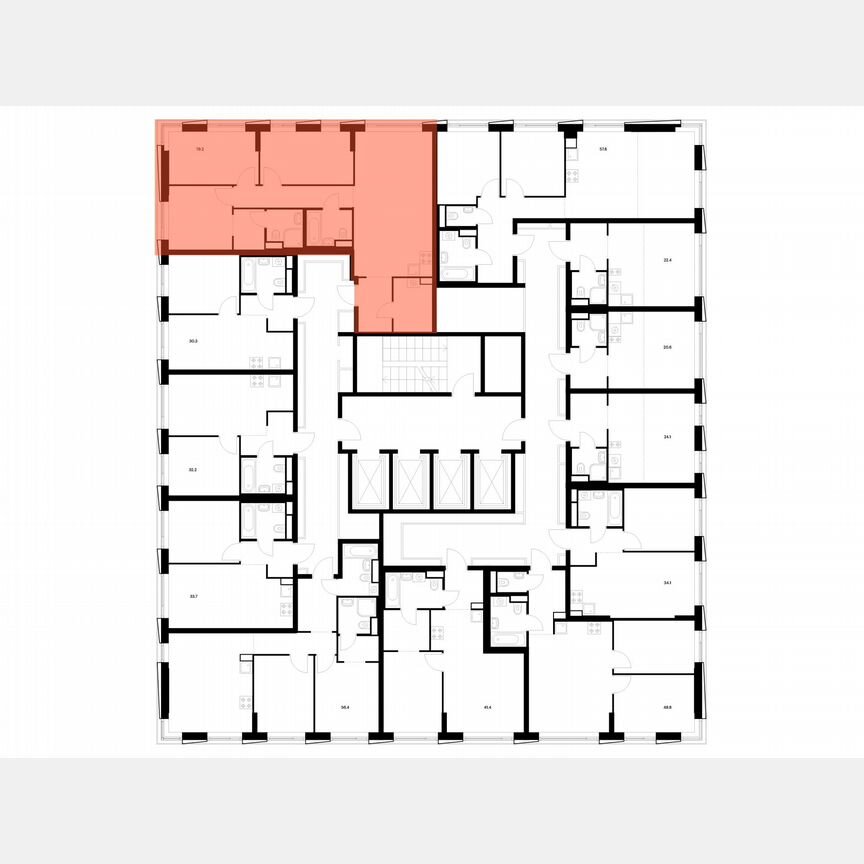 3-к. квартира, 79,2 м², 26/26 эт.
