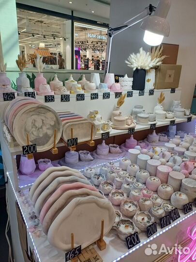 Готовый бизнес. Декор из гипса. Свечи