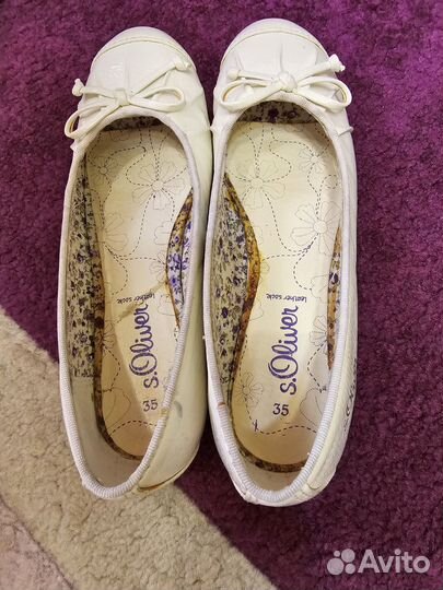 Туфли балетки 35