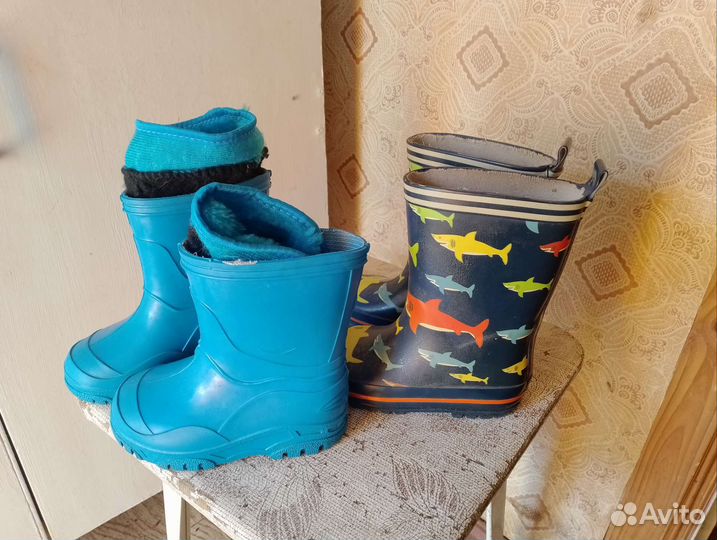 Детские резиновые сапоги 23 и 24 размер