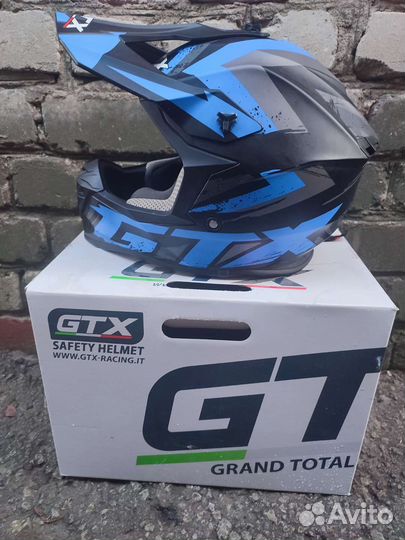 Мото шлем кроссовый