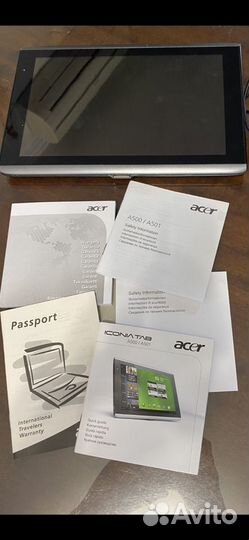 Планшет acer iconia tab A500/A501