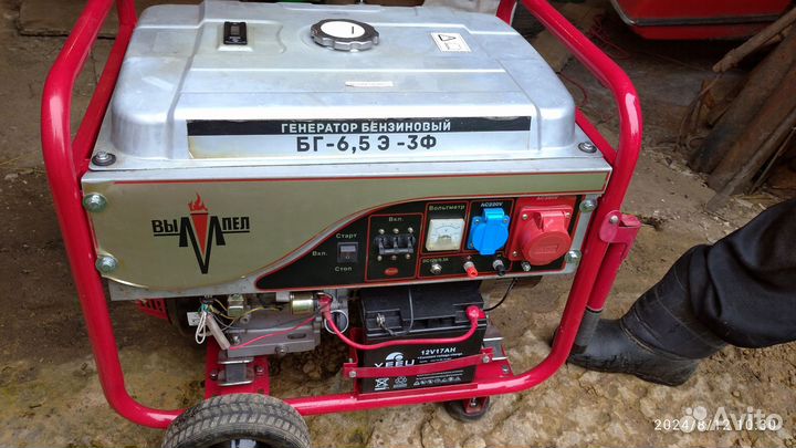 Генератор бензиновый 6.5 квт бу