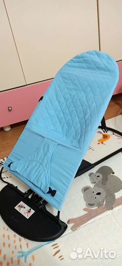 Шезлонг детский с двумя чехлами