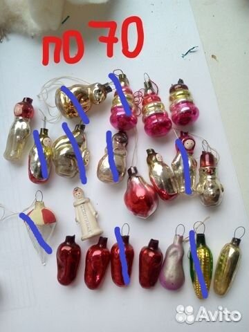 Елочные игрушки СССР