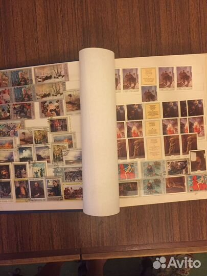 Альбом с марками СССР 1970-80 гг 400 штук