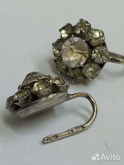 Старинные серьги и кольца