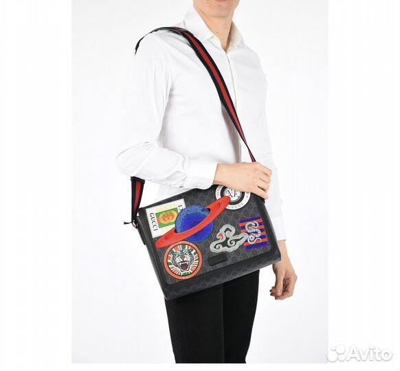 Сумка Gucci GG Supreme Night Courier Messenger bag