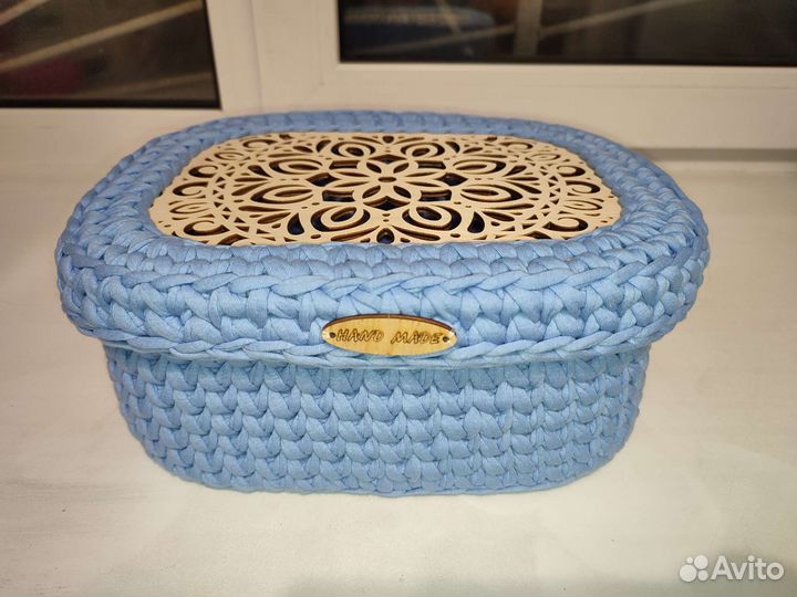 Трикотажные корзинки