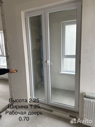 Окна пластиковые бу и балконные двери