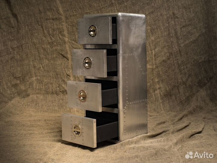 Тумба Silver Age 5 Drawer Aluminum
