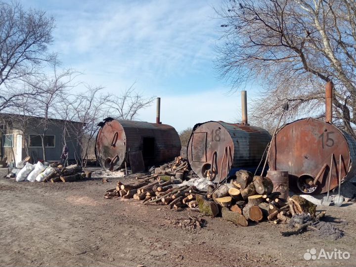 Уголь древесный в мешках