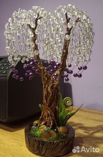 Деревья из бисера