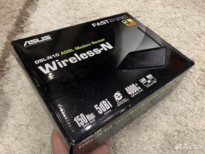 Роутер adsl asus DSL-N10