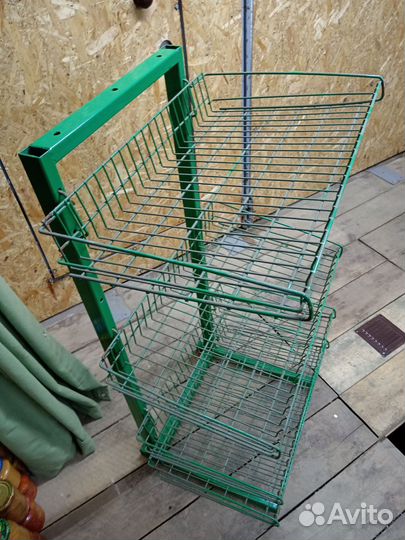 Стеллаж разборный металлический бу