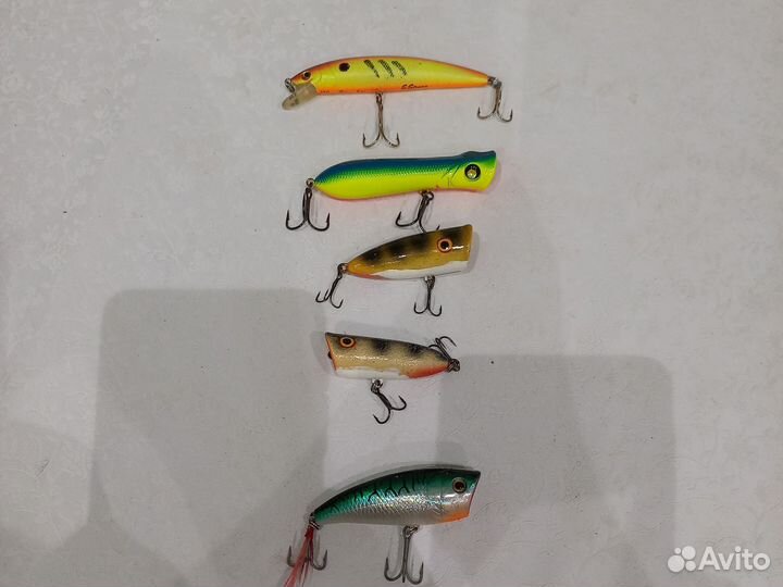 Воблеры, вертушки, колебалки для ловли хищных рыб