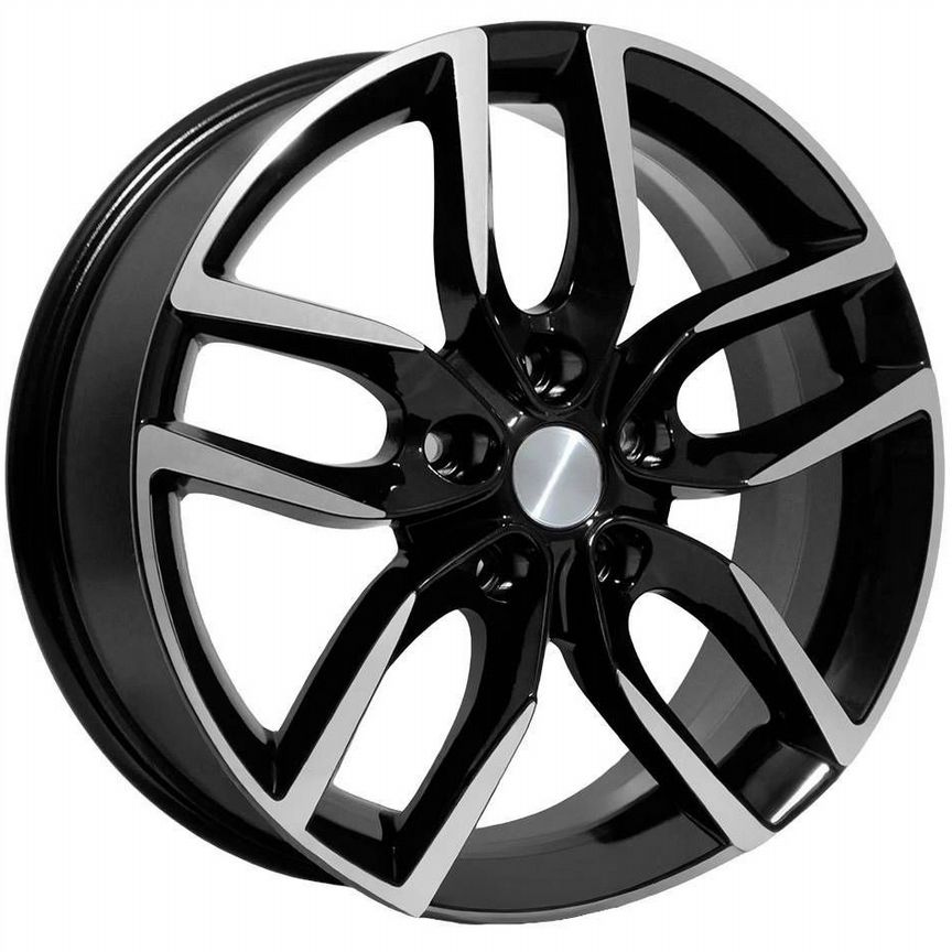 Диски Khomen KHW1708 6.5x17 5x108 ET33 D60.1 Black-FP