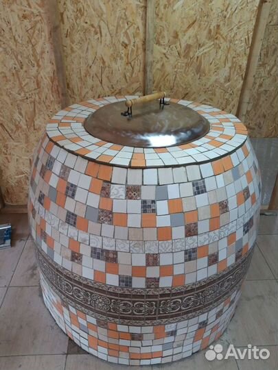 Устанавливаем Тандыр для узбекский лепёшки