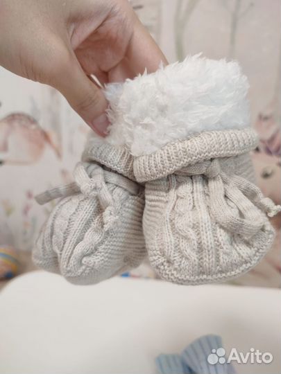 2 Пары вязаных пинеток