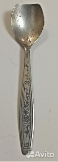 Серебряная ложка СССР Северная Чернь