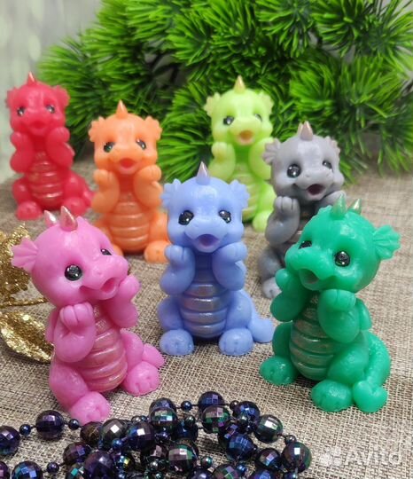 Мыло ручной работы. Дракон 2024 сувенир