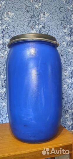 Бочка пластиковая пищевая 227 литров