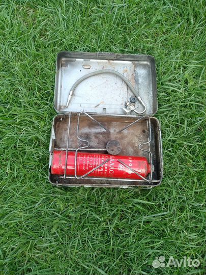 Плитка газовая туристическая с баллонами