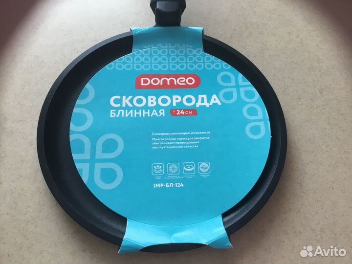 Сковорода блинная Domeo 24 см