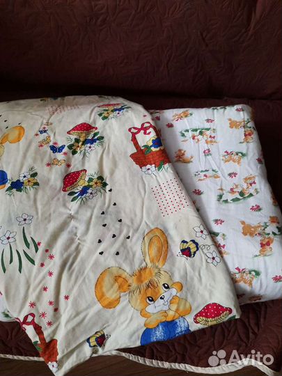 Одеяло+ простыни+пеленки