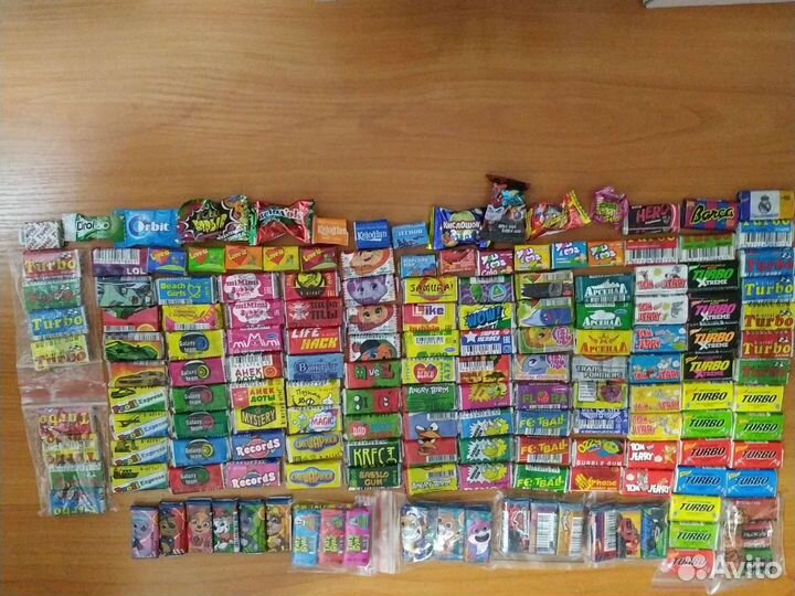 Набор жвачек разных