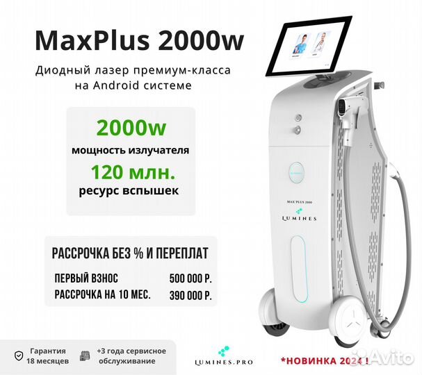 Диодный лазер Лю’минес MaxPlus 2000вт