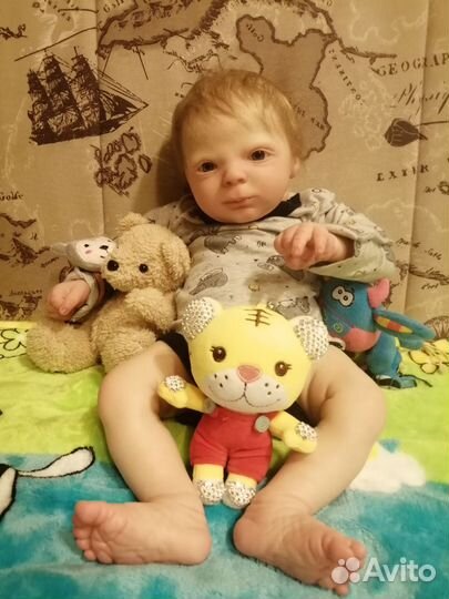 Кукла реборн ручной работы мальчик