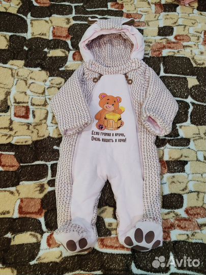 Комбенизон для девочки весна