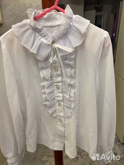 Блузка школьная Белая первоклашки