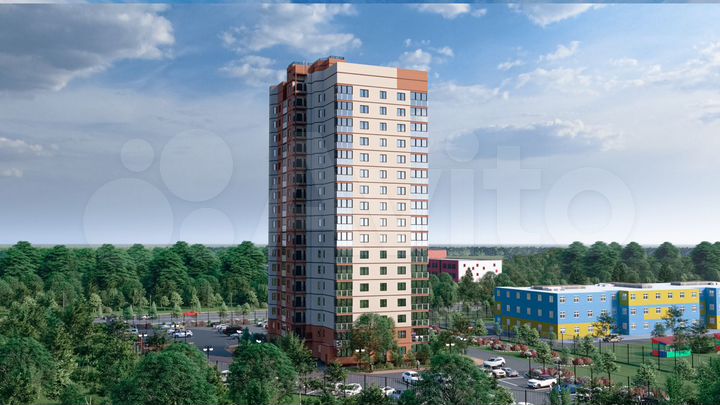 1-к. квартира, 41,4 м², 4/17 эт.