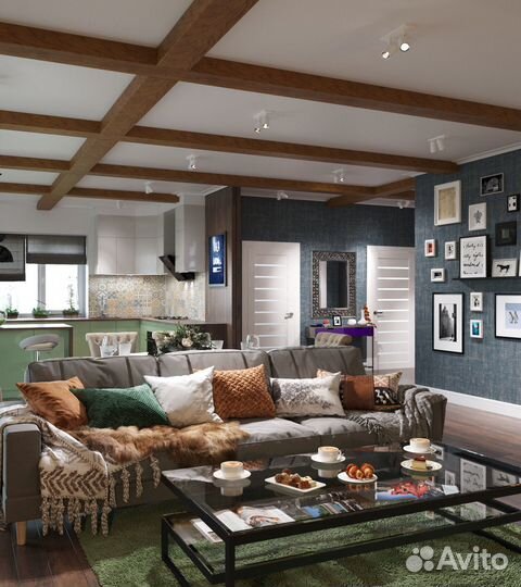 Дизайн помещений, торговых объектов, ландшафта