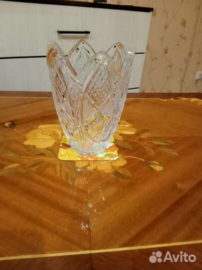 Ваза хрустальная СССР и салатница