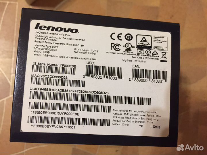 Мини пк Lenovo